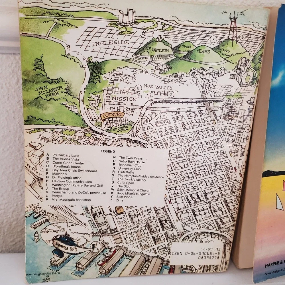 Armistead Maupin Tales of the City 4 Book Lot Vintage Paperbacks Harper Colophon